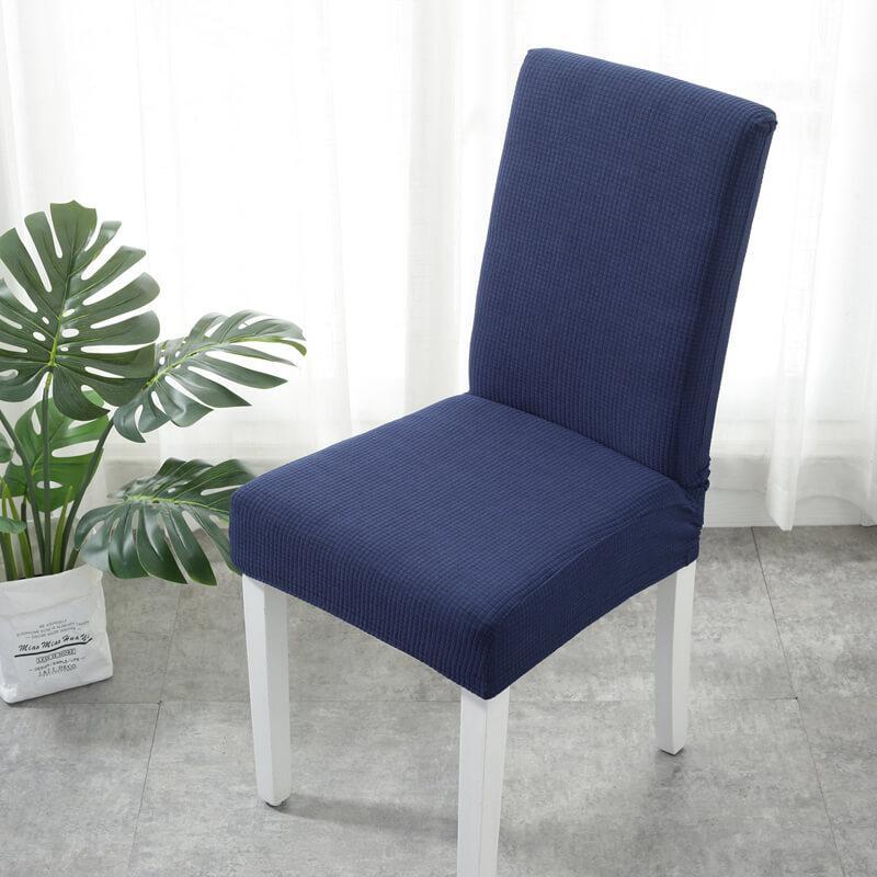 Stretch - Fit Chair Cover - Chair cover - Navy - Oaksoho