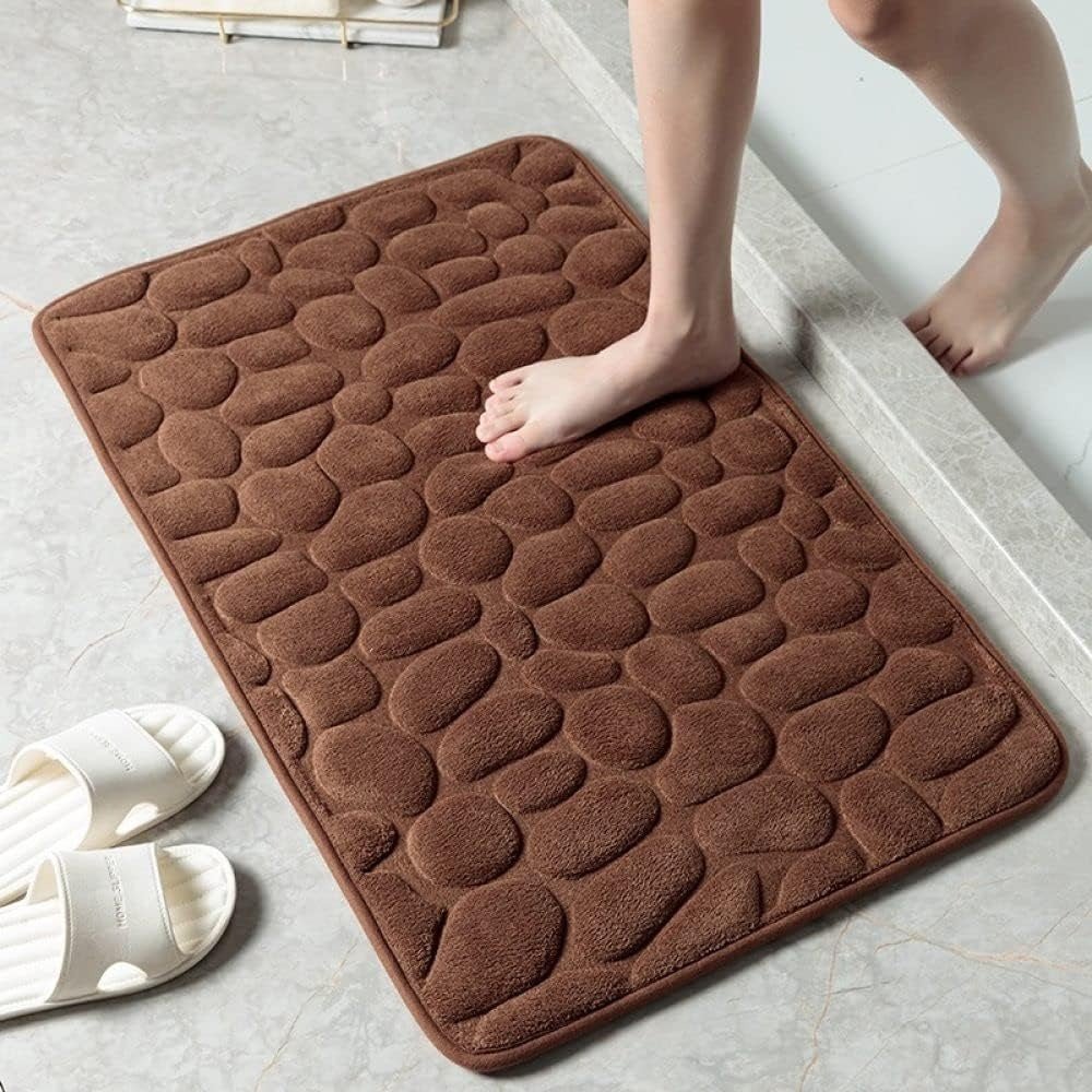 Ultra - Soft Bath Mat with Quick - Drying Absorbency - Bath Mat - Coffee - Oaksoho