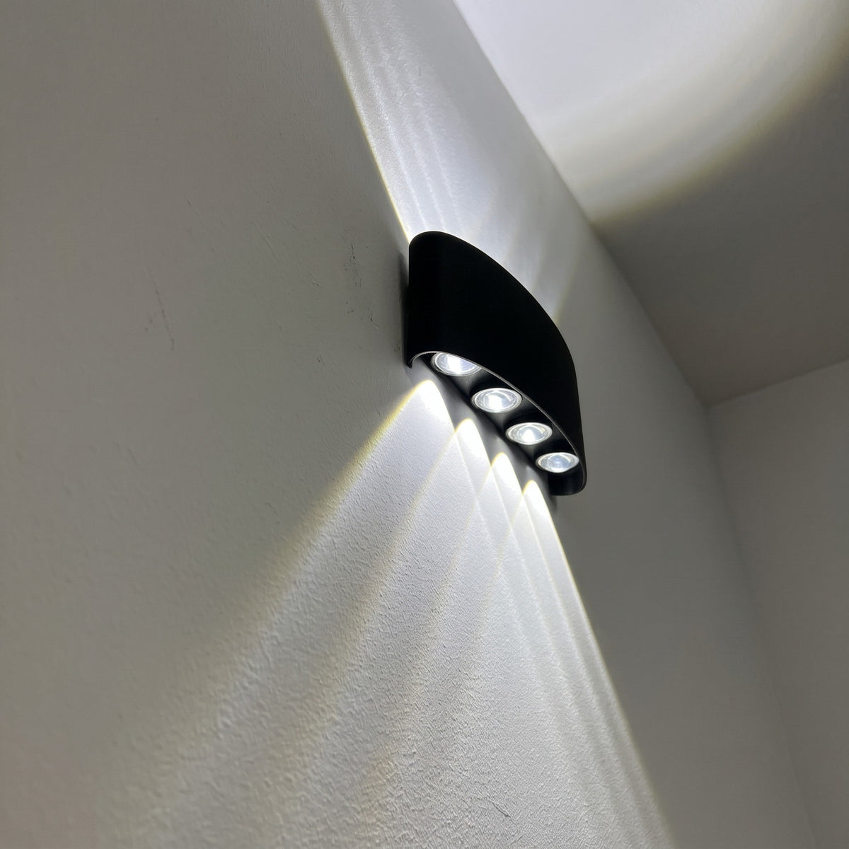 Up Down LED Wall Light for Indoor and Outdoor Use - Wall Light Fixtures - Black - Oak Soho