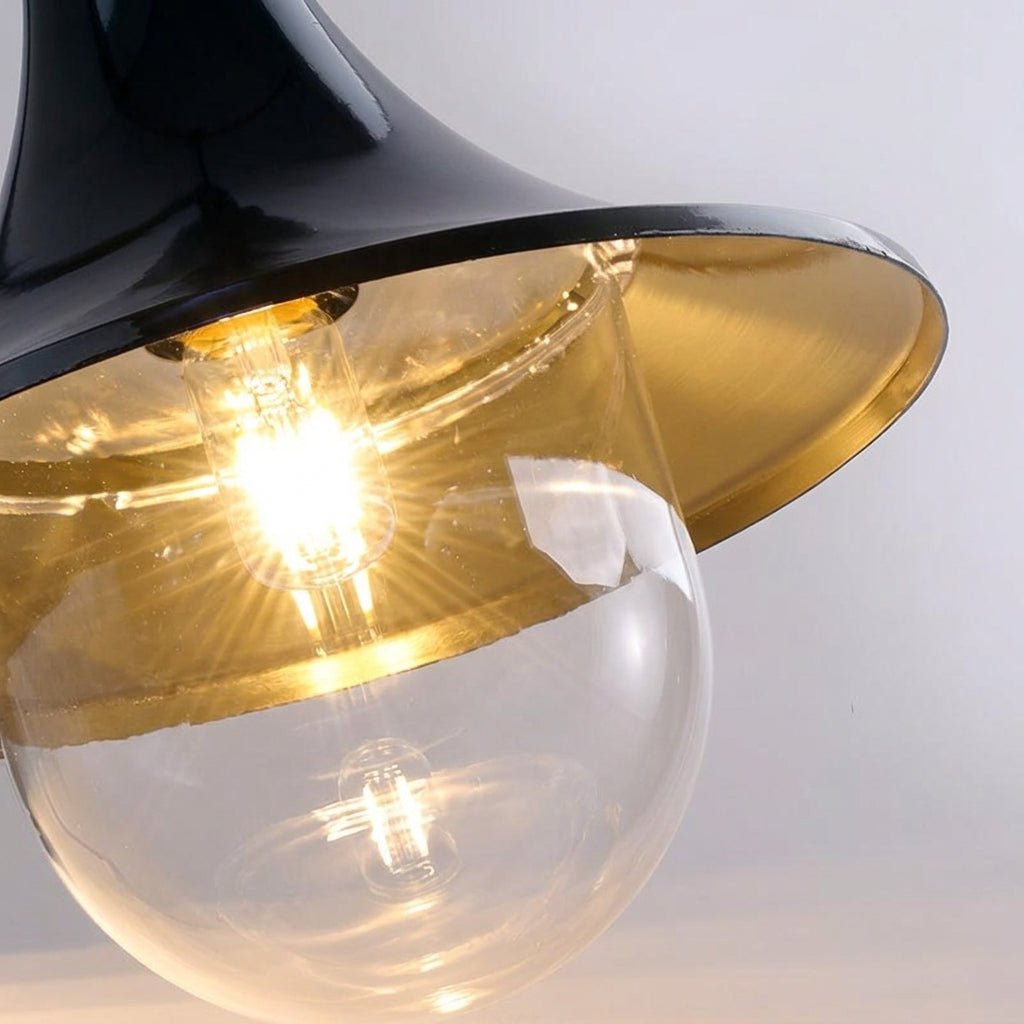 Vintage Wall Light in Bell Shape Design - Wall Lights - Black - Oaksoho