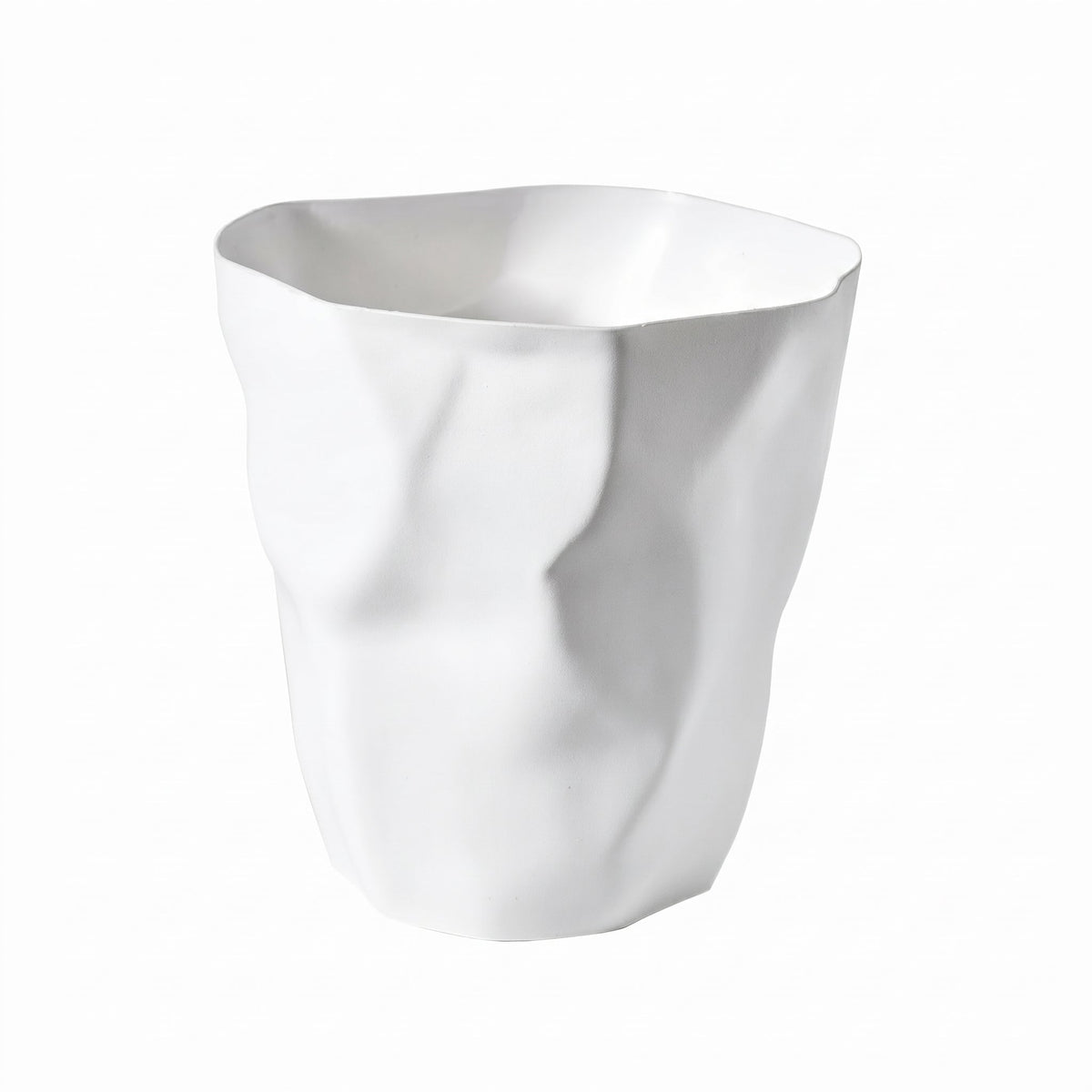 Virelle – Artistic Wastebasket - Wastebaskets - White - Oaksoho