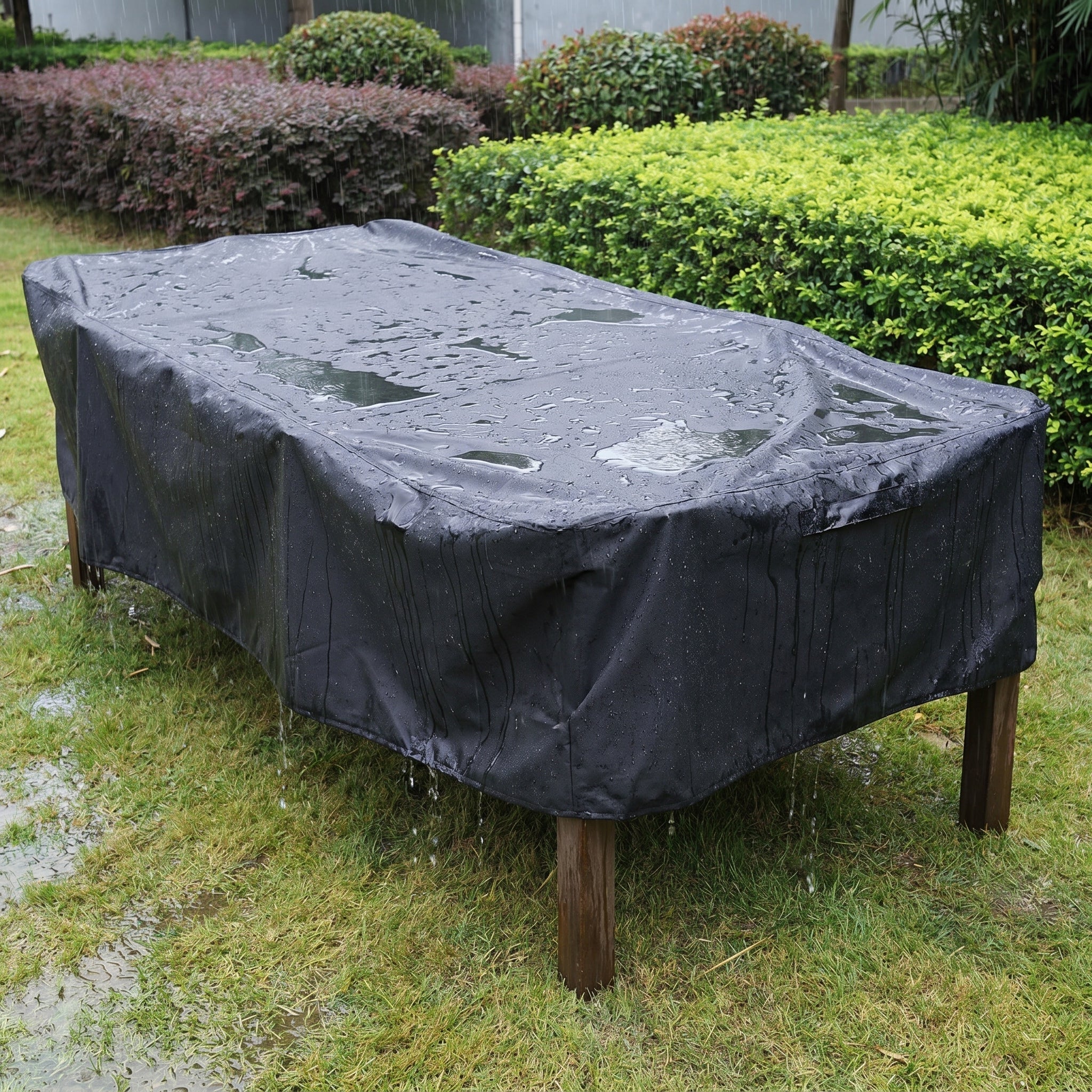 Waterproof Garden Furniture Cover for Table and Chairs - Furniture Cover - 180x120x74 cm - Oaksoho