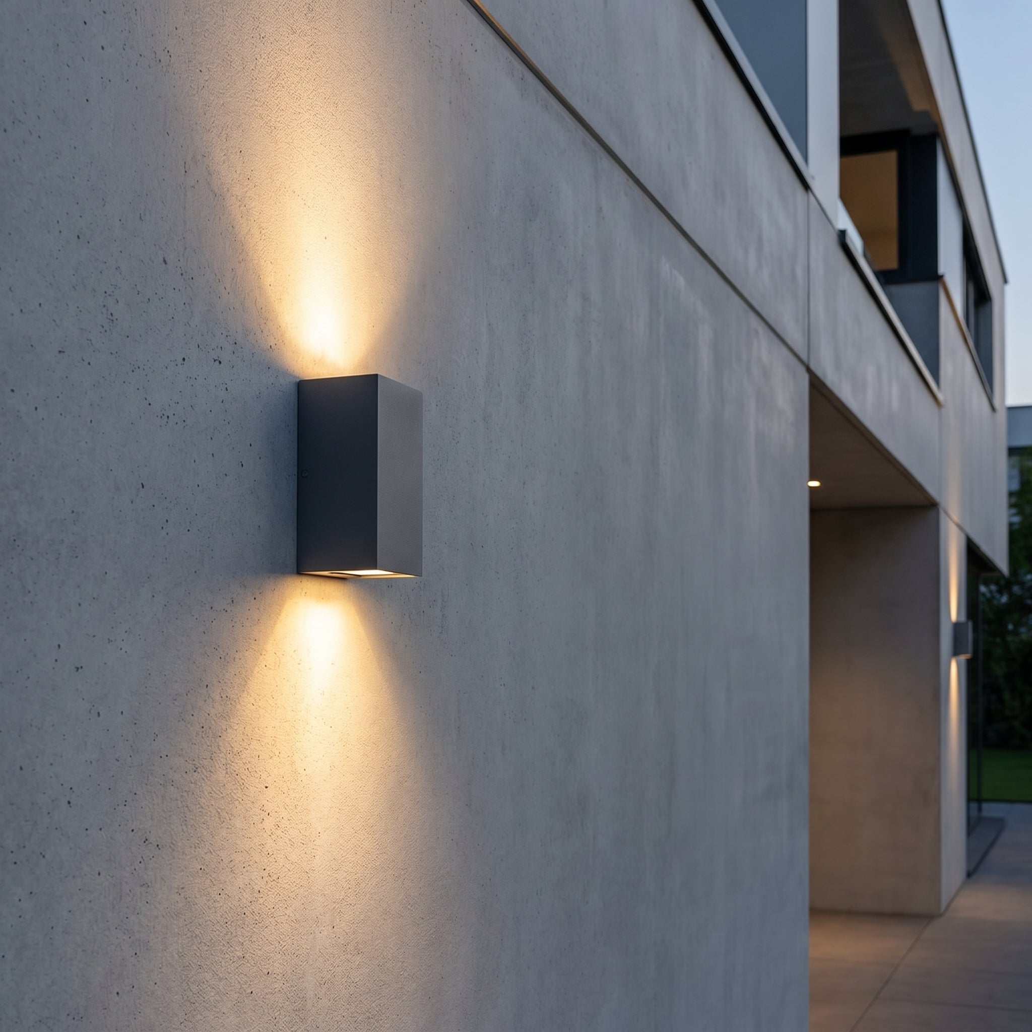 Waterproof LED Outdoor Wall Light with Multi - Beam Light Effect - Wall Light - Up and Down - Oaksoho