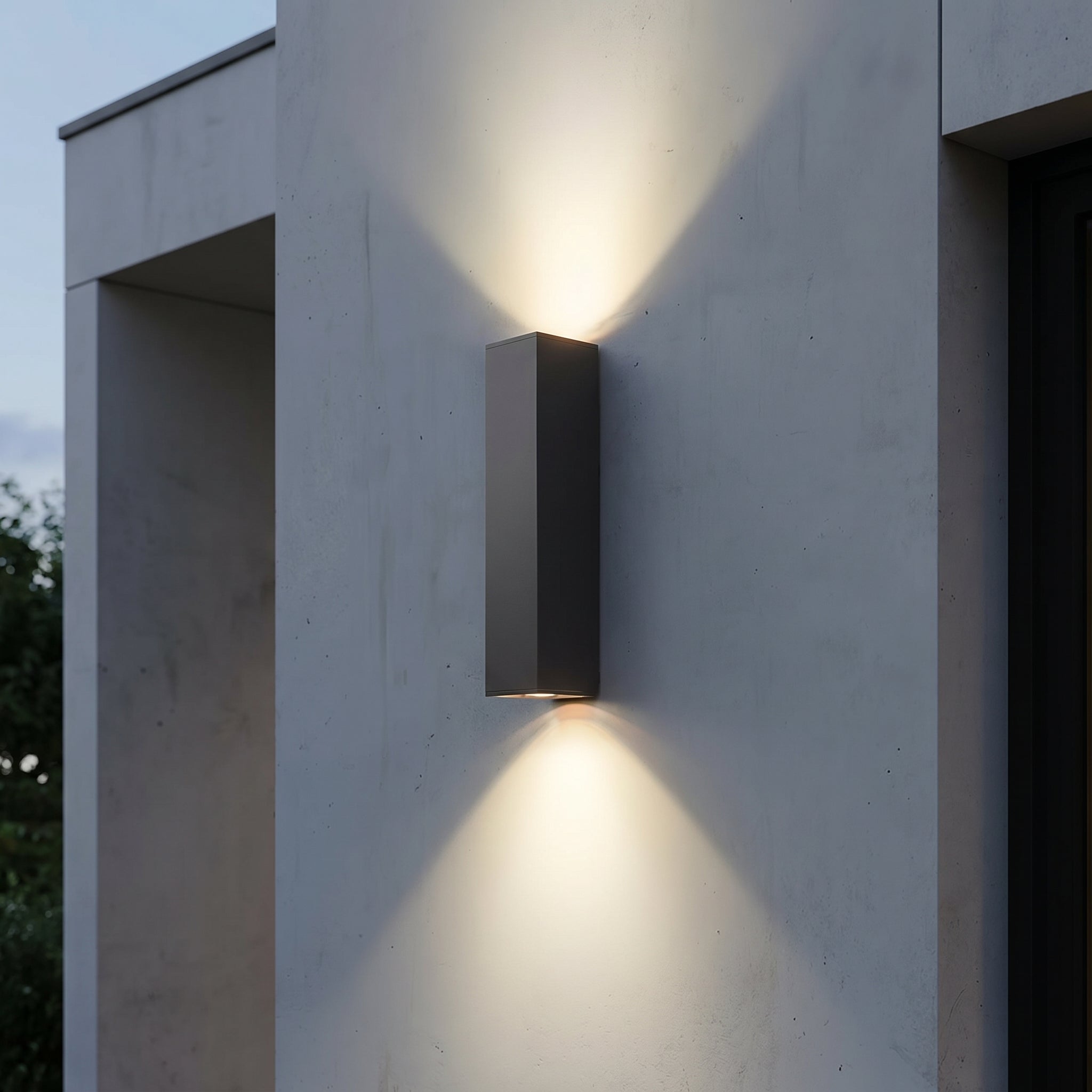 Waterproof LED Outdoor Wall Light with Up - Down Light Effect - Wall Lights - Warm light - Oaksoho