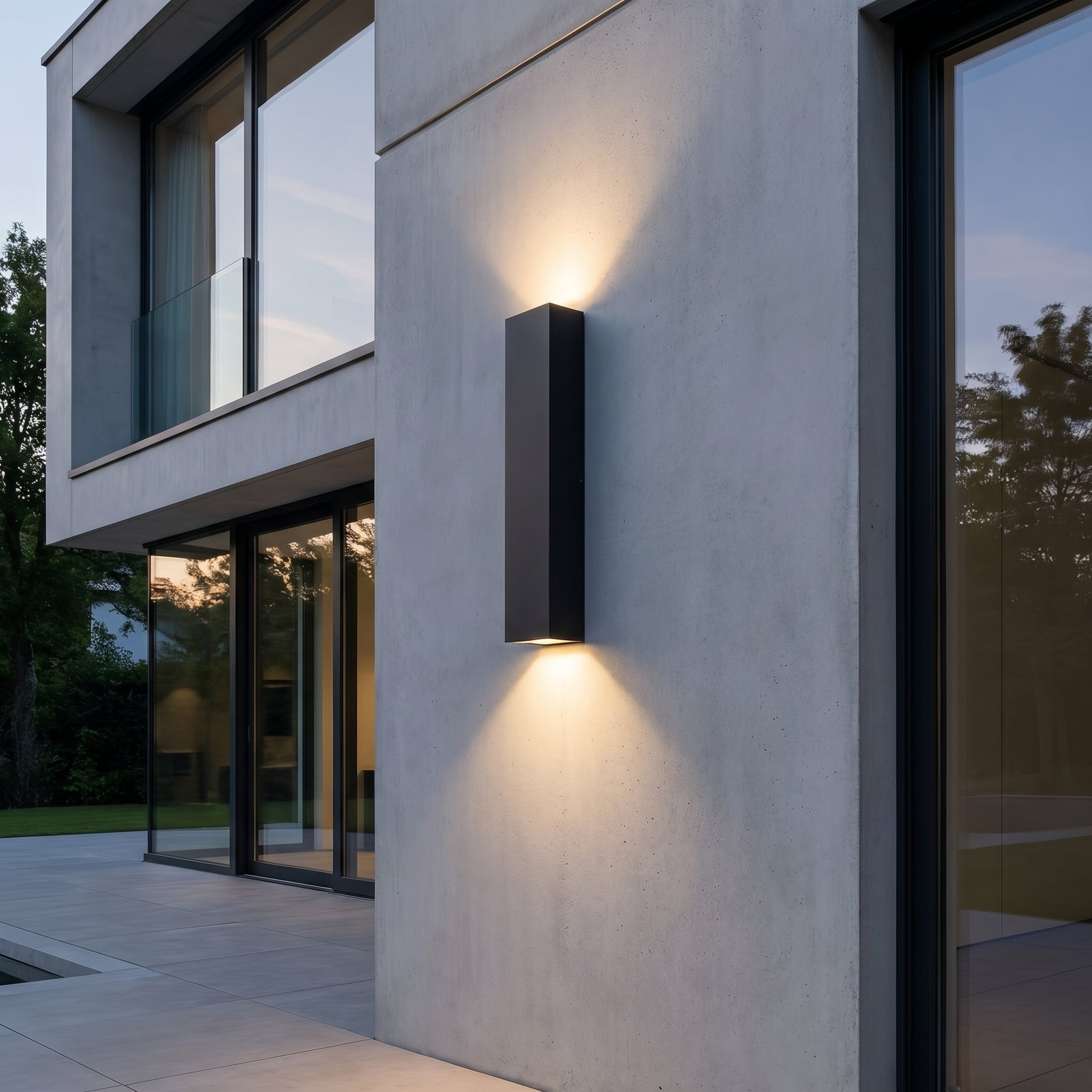 Waterproof LED Outdoor Wall Light with Up - Down Light Effect - Wall Lights - Neutral light - Oaksoho