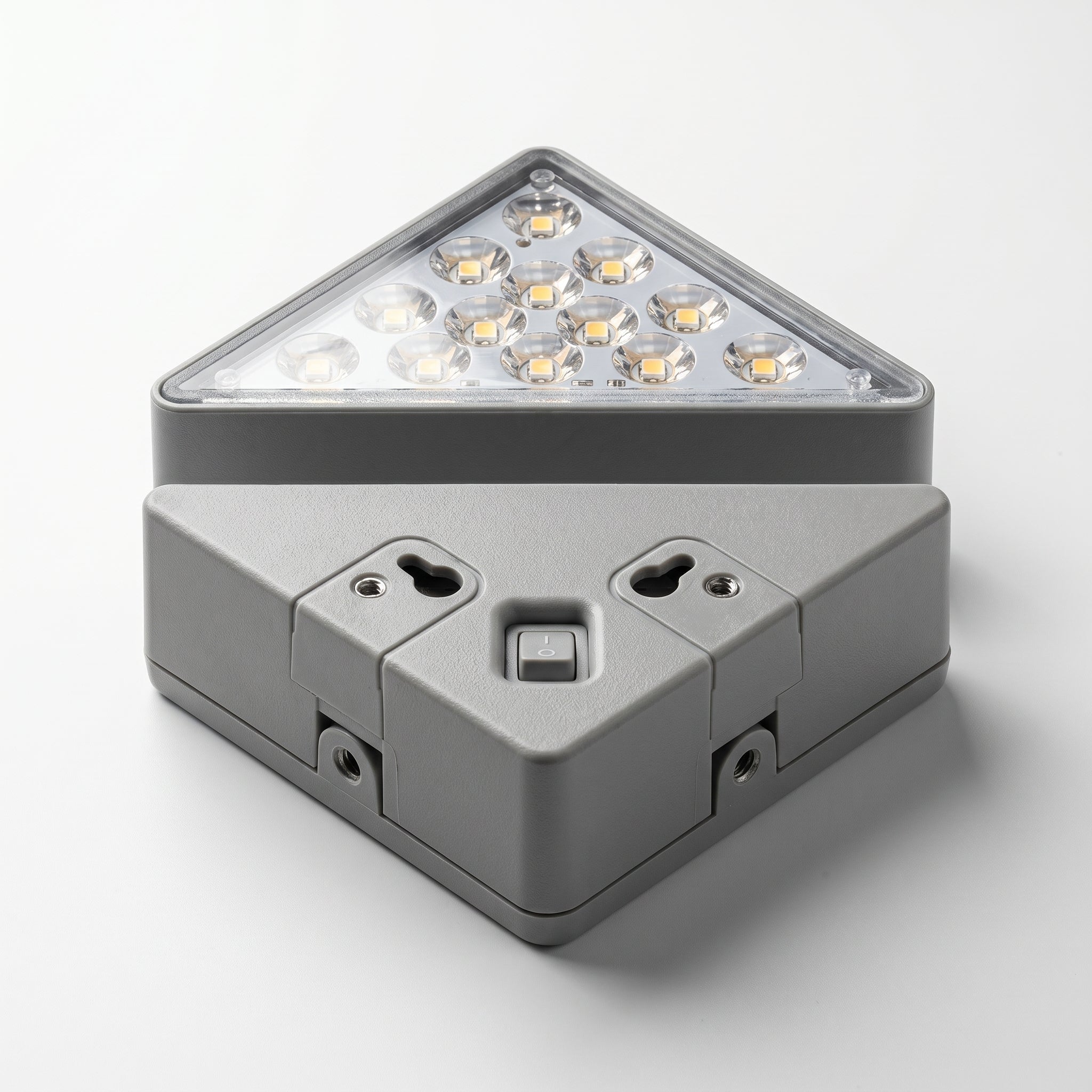 Waterproof Triangular Solar LED Step Light - LED Lights - Cool White - Oaksoho