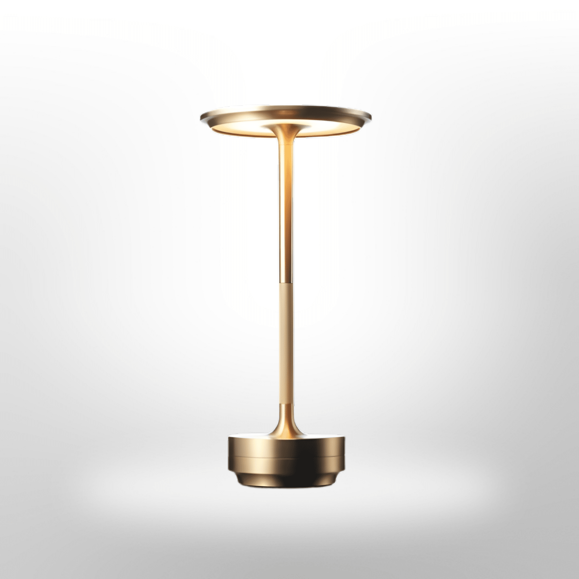 Wireless Table Lamp with Dimmable LED Light - Table Lamp - Gold - Oaksoho