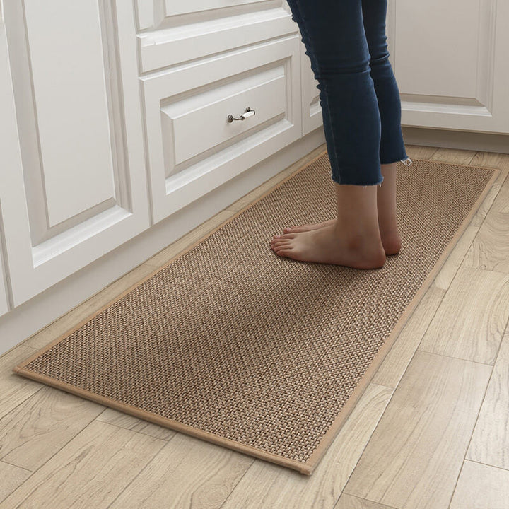Woven Door Mat with Rubber Backing