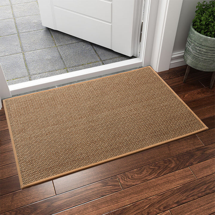 Woven Door Mat with Rubber Backing