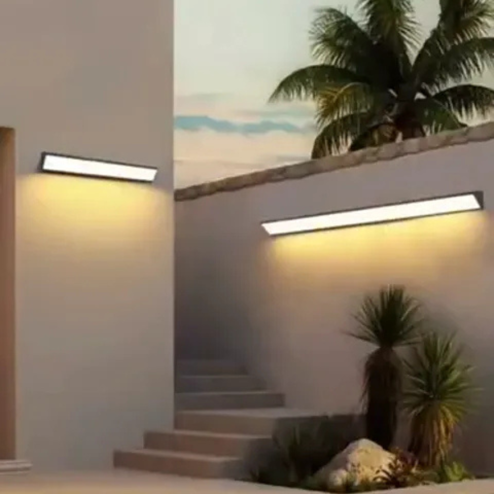LED Wall Light Outdoor with Linear Design for Garden and Terrace