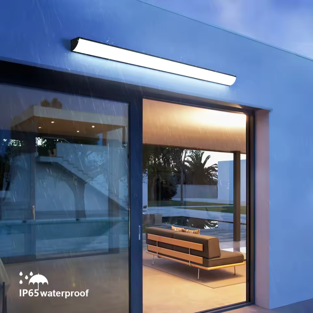 LED Wall Light Outdoor with Linear Design for Garden and Terrace