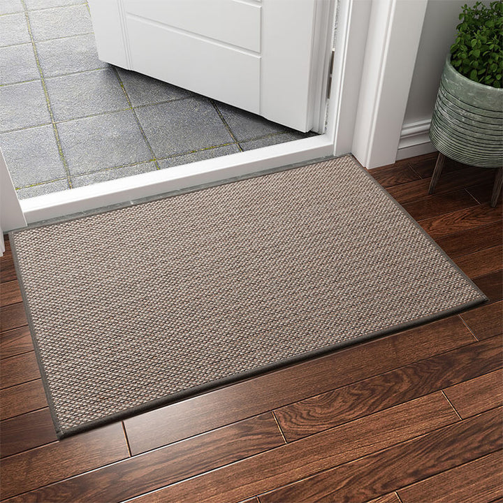 Woven Door Mat with Rubber Backing