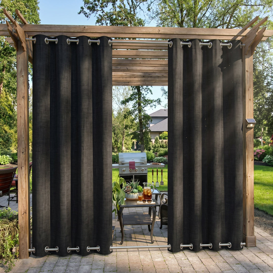 Waterproof Outdoor Blackout Curtains with Eyelets