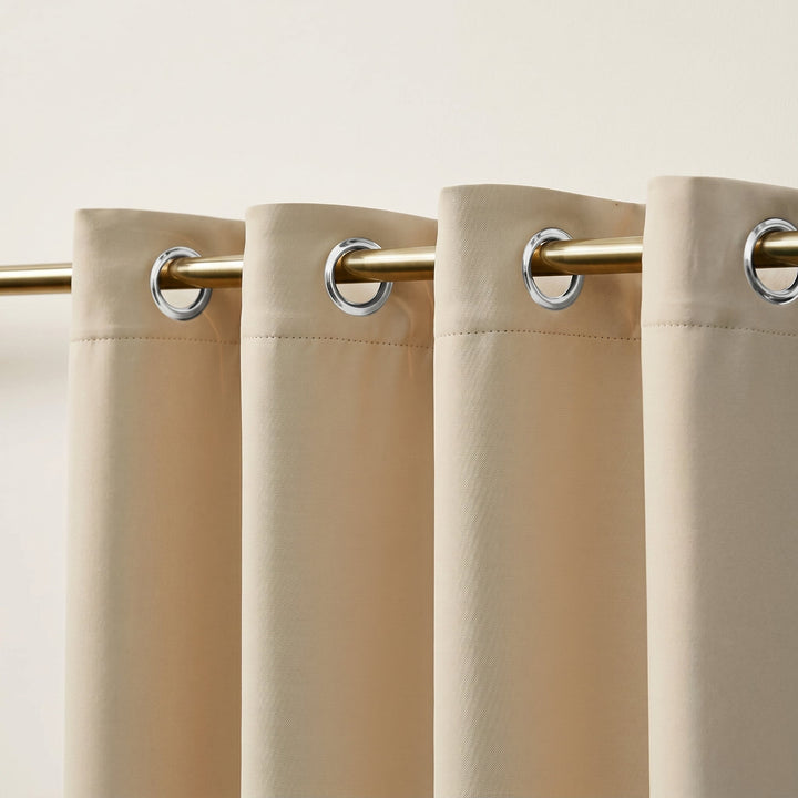 Waterproof Outdoor Blackout Curtains with Eyelets