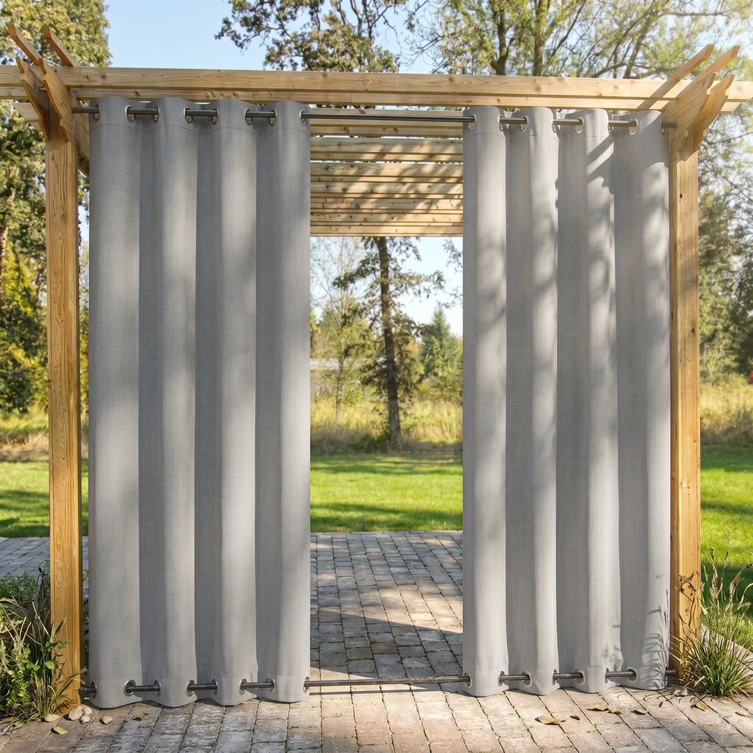 Waterproof Outdoor Blackout Curtains with Eyelets