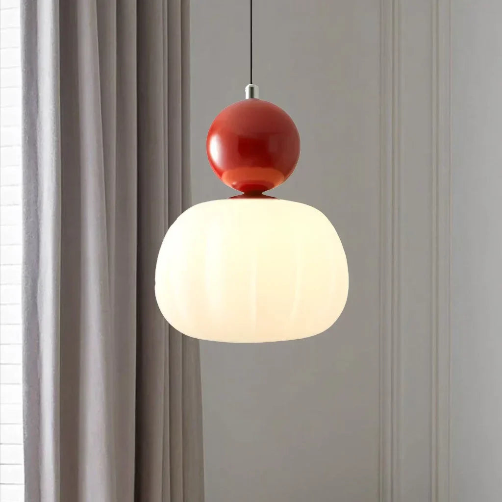Modern Pendant Light with Colored Accents