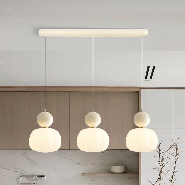 Modern Pendant Light with Colored Accents