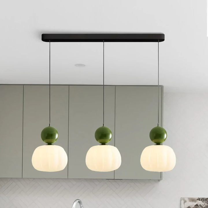 Modern Pendant Light with Colored Accents