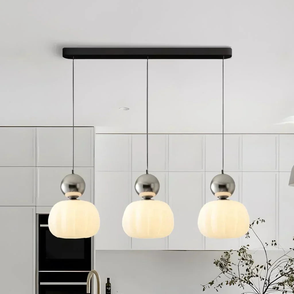 Modern Pendant Light with Colored Accents