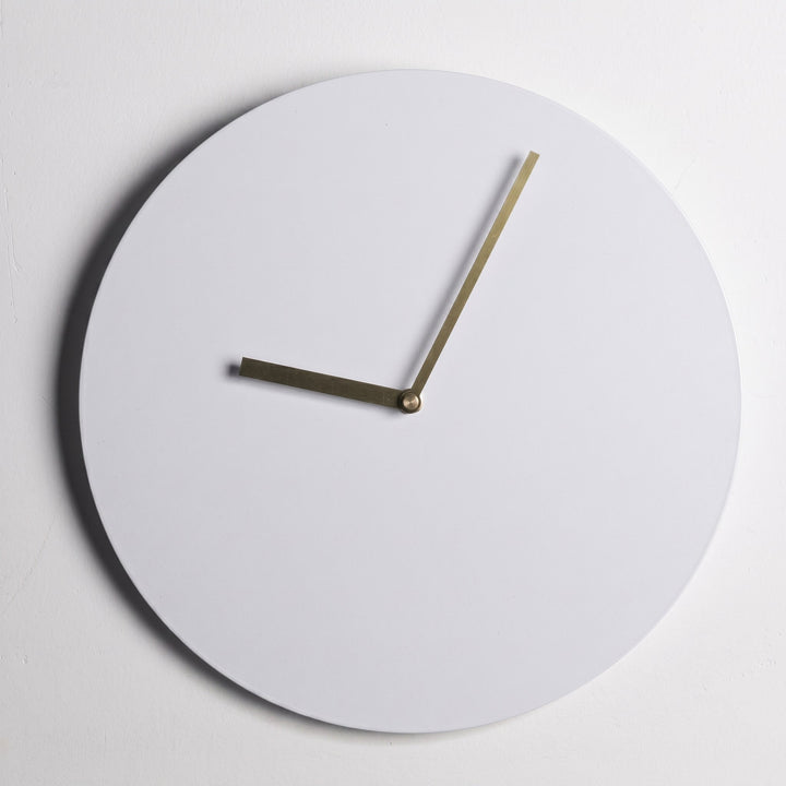 Minimalist Round Wall Clock without Numbers