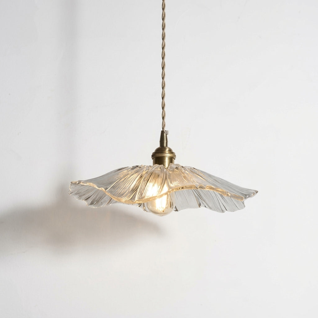 Petal Shaped Glass Pendant Light for Ceiling Lighting