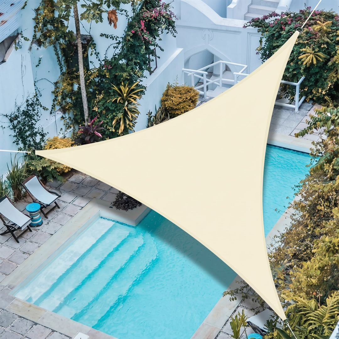 Triangular Waterproof Sun Shade Sail for Terrace and Pool