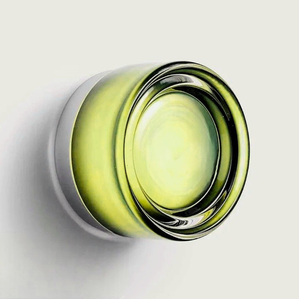 Acrylic LED Wall Light with Swirled Jelly Glow Design - Wall Light Fixtures - Green - Oak Soho