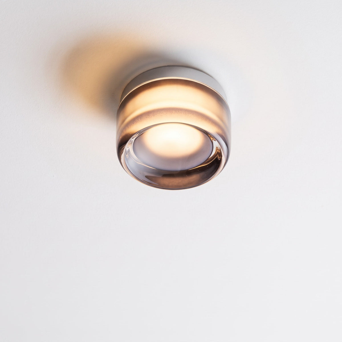 Acrylic LED Wall Light with Swirled Jelly Glow Design - Wall Light Fixtures - Grey - Oak Soho