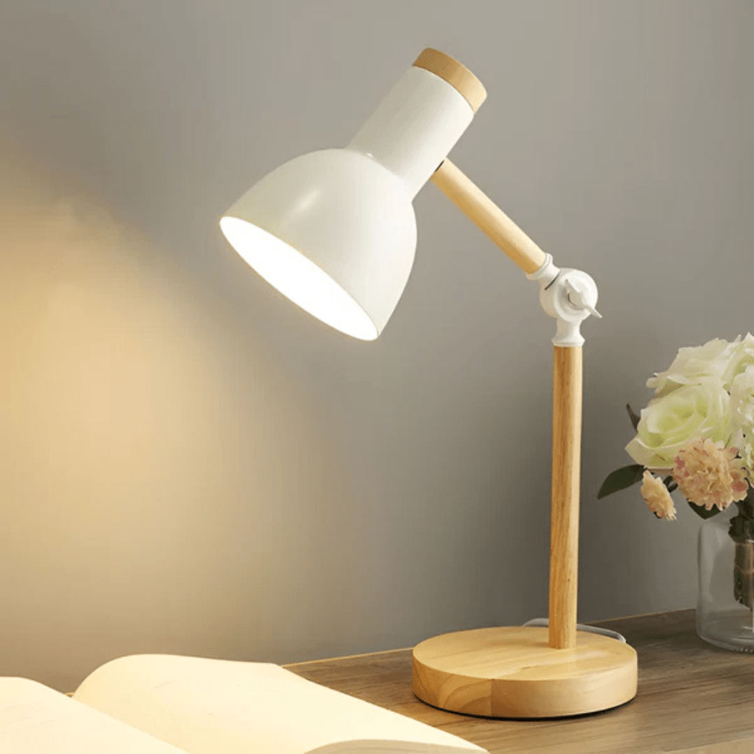Adjustable LED Three - Colour Table Lamp - Tischlampe - White - Oaksoho