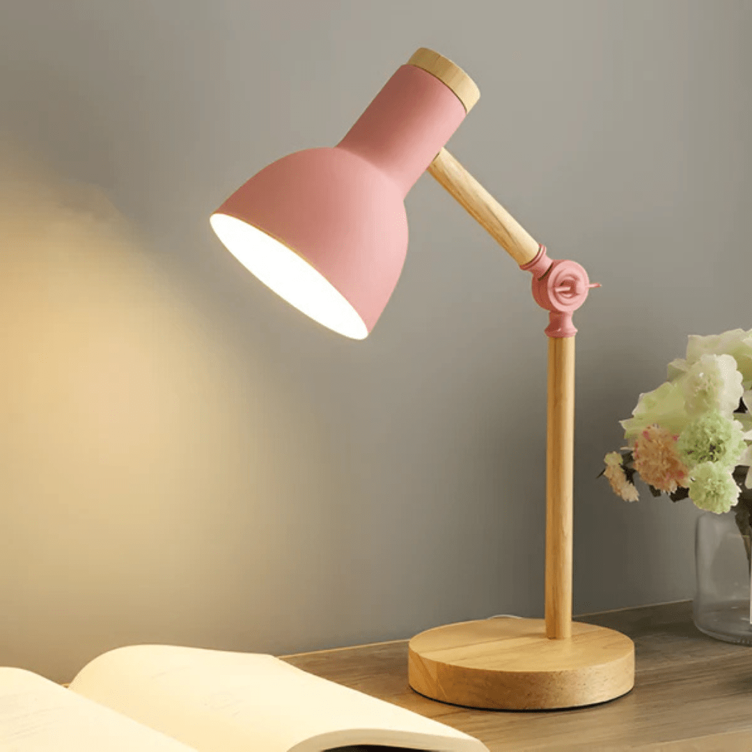 Adjustable LED Three - Colour Table Lamp - Tischlampe - Pink - Oaksoho