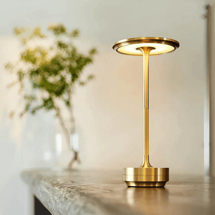 AmberGlow – Wireless Rechargeable Mood Light - Tischlampen - Gold - Oaksoho