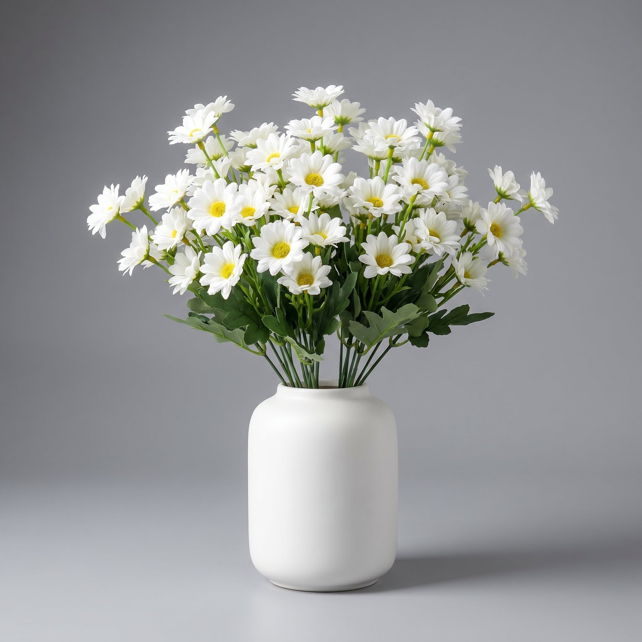 Artificial Daisy Flower Bouquet Decoration - Artificial Flowers - White - Oaksoho