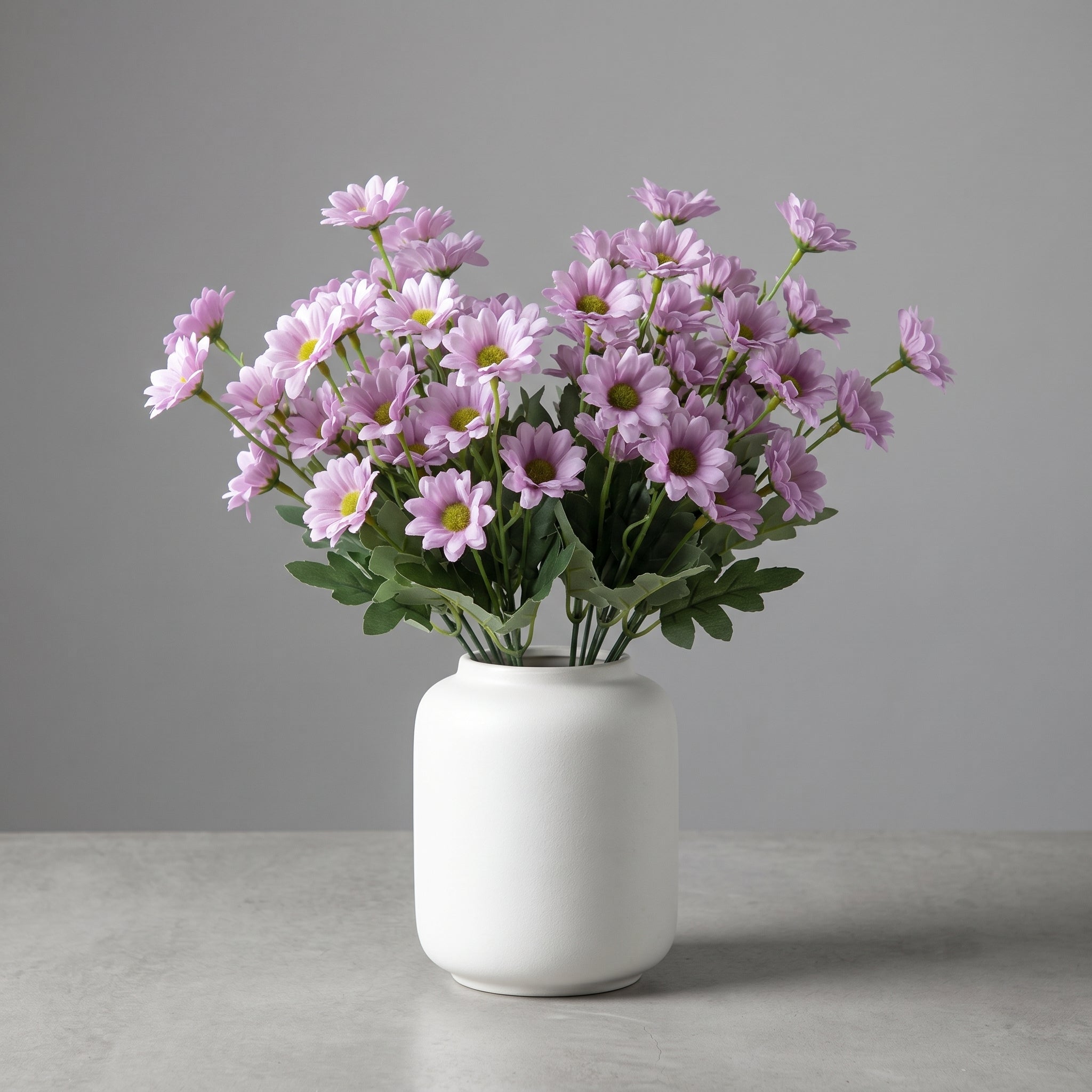 Artificial Daisy Flower Bouquet Decoration - Artificial Flowers - Purple - Oaksoho