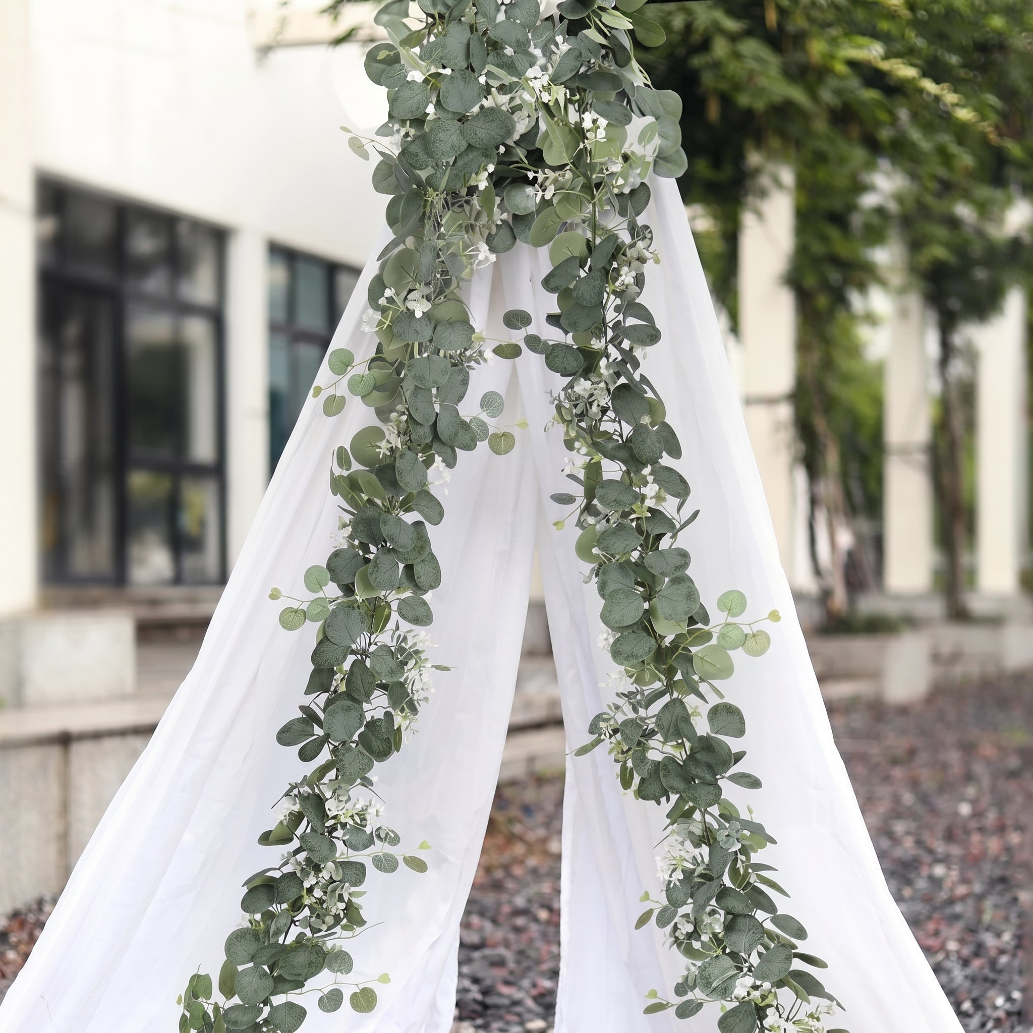 Artificial Eucalyptus Garland Table Decoration - Table Decoration - Oaksoho
