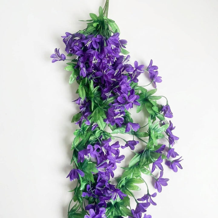 Artificial Flowering Climbing Plant with Colourful Flowers - Artificial Flowers - Purple - Oaksoho