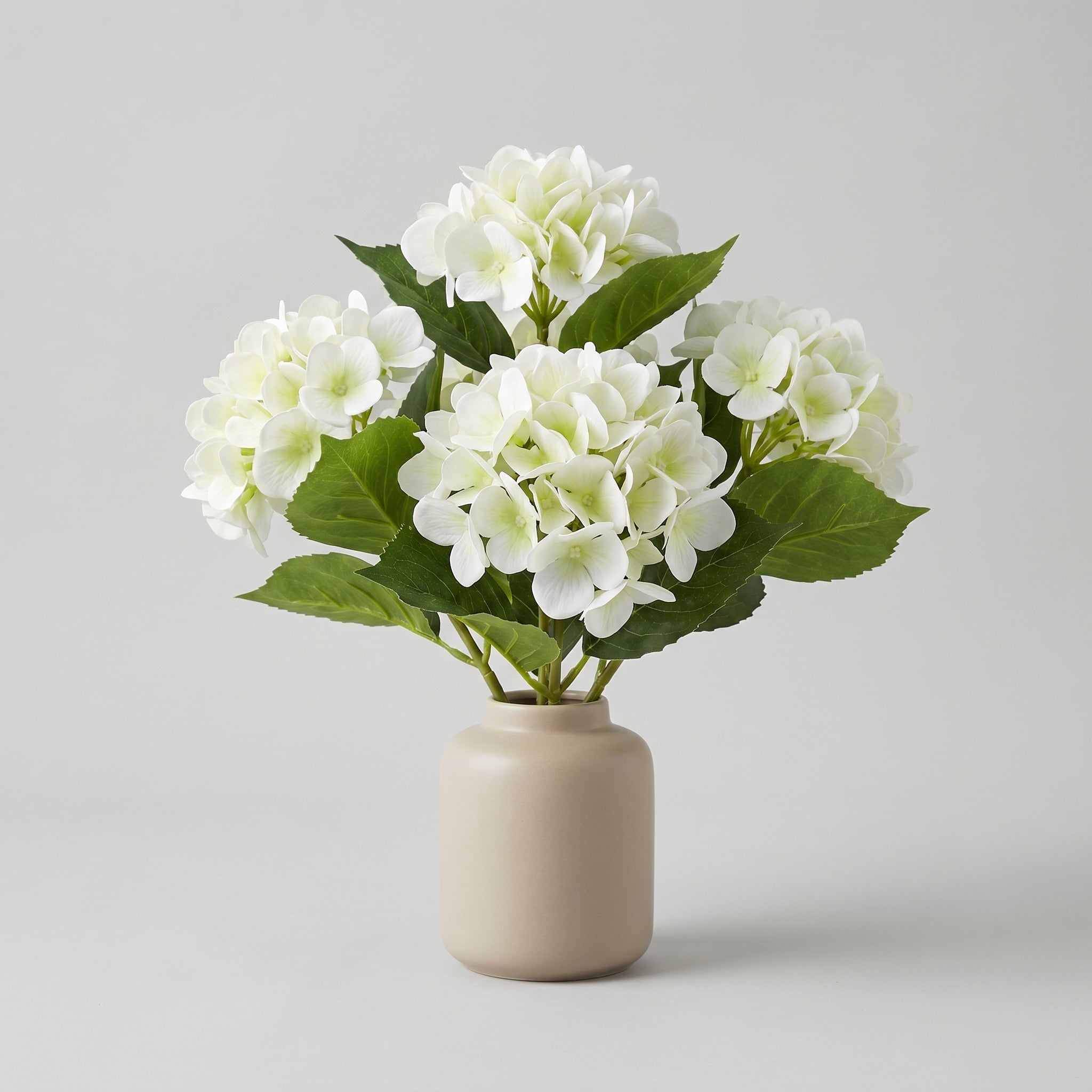 Artificial Hydrangea Bouquet Home Decoration - Artificial Flowers - White - Oaksoho