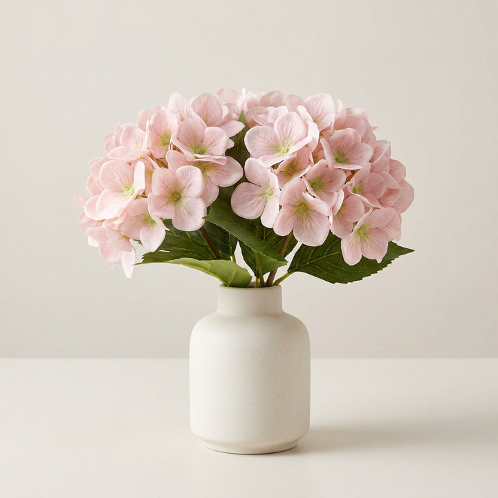 Artificial Hydrangea Bouquet Home Decoration - Artificial Flowers - Light Pink - Oaksoho