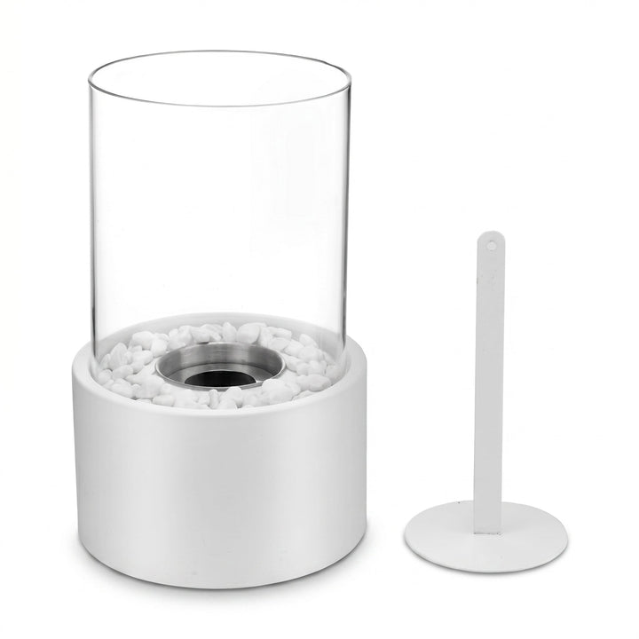 Atmospheric oil lamp for cosy living spaces - Table Lamp - White - Oaksoho