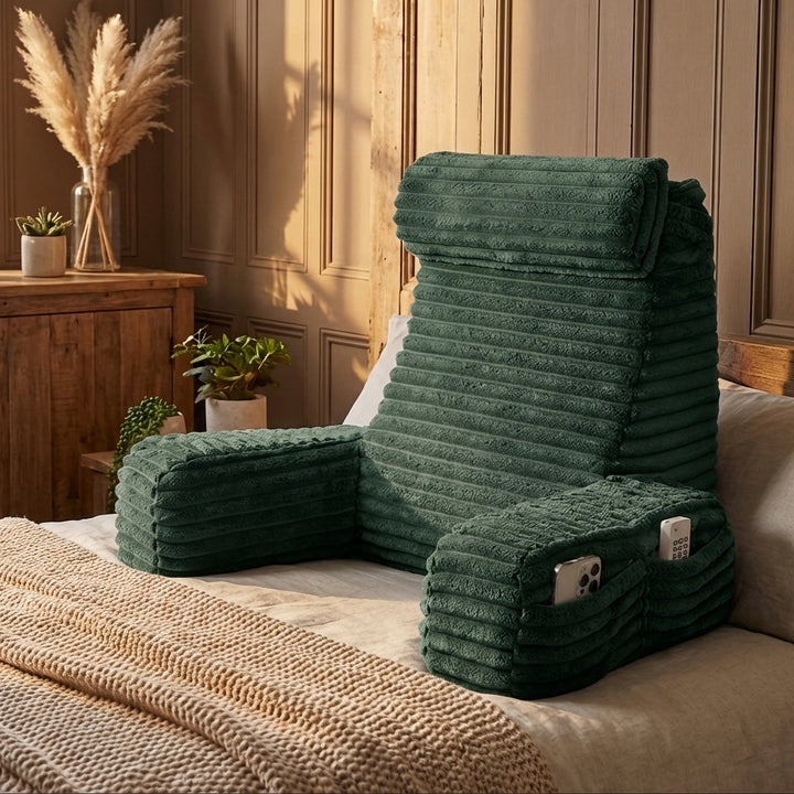 Back Cushion with Armrests - Back cushion - Green - Oaksoho