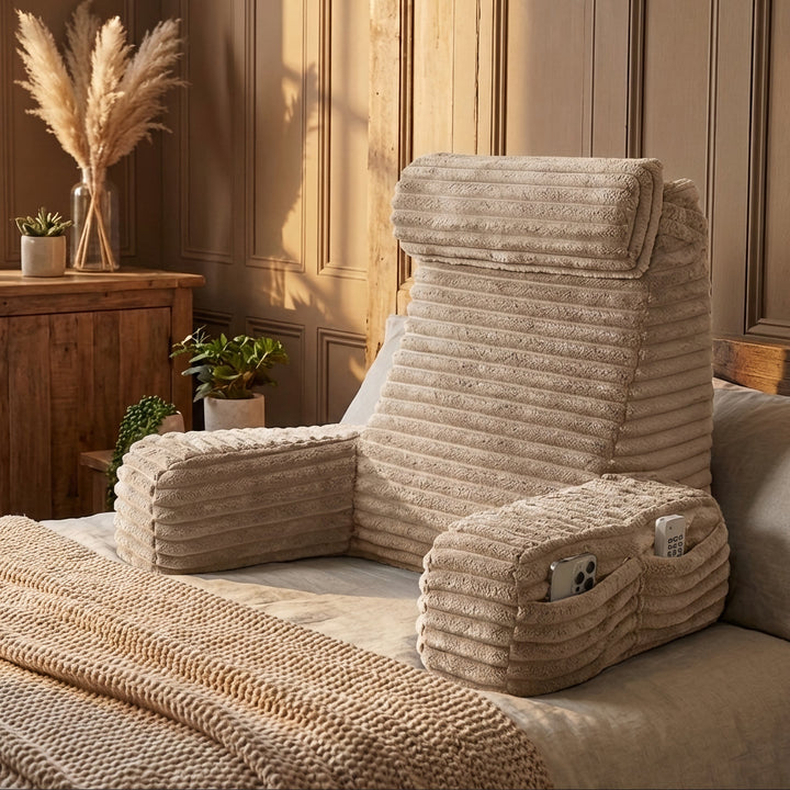 Back Cushion with Armrests - Back cushion - Beige - Oaksoho