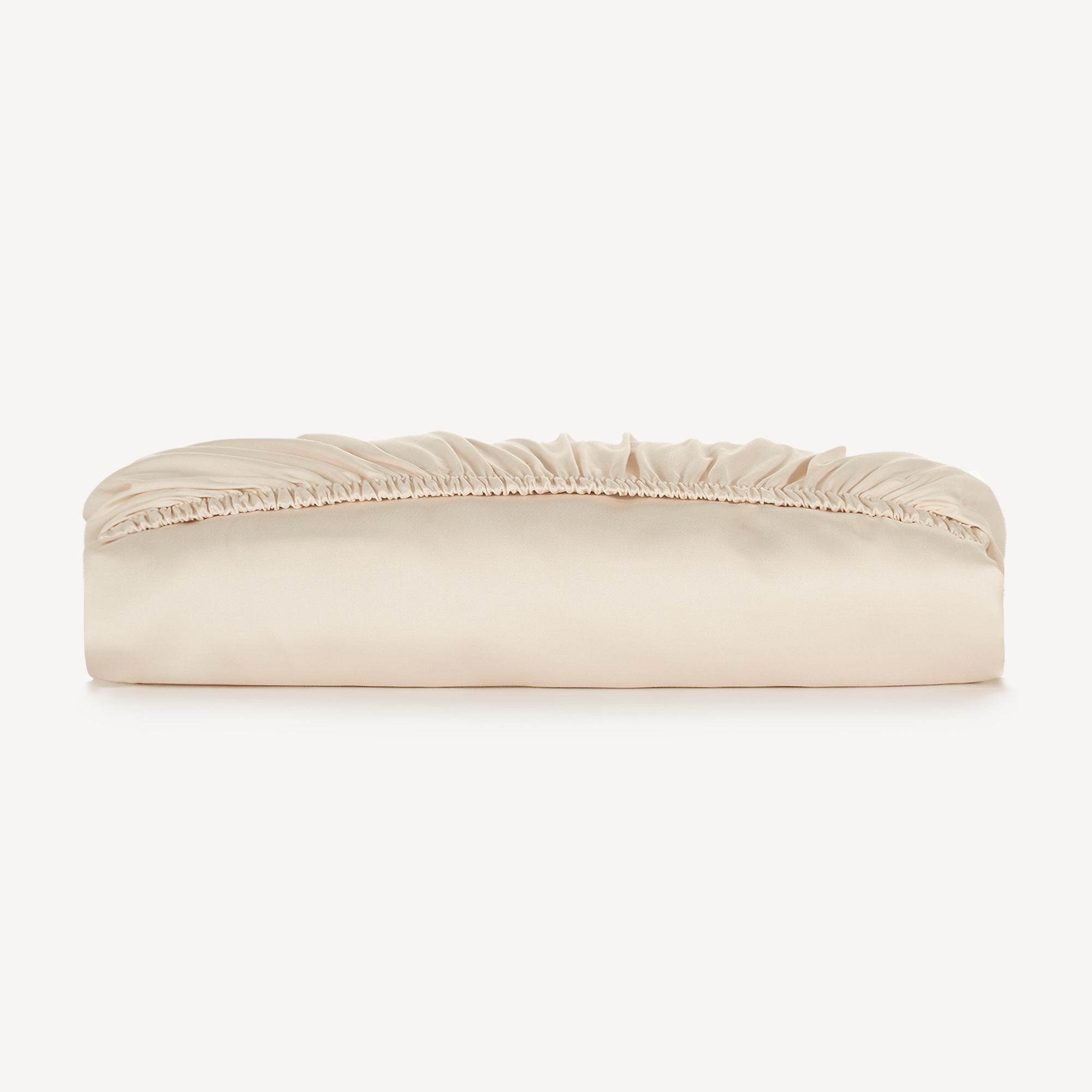 Bedding Set with Fitted Sheet and Two Pillowcases - Bedroom - Champagne - Oaksoho