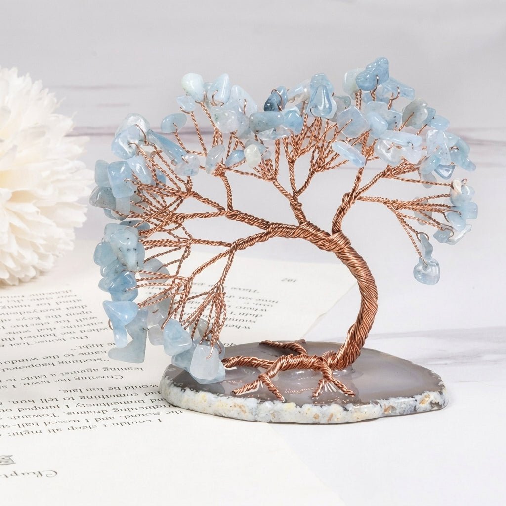 Bonsai Decoration with Crystal Stones - Decoration - Oaksoho