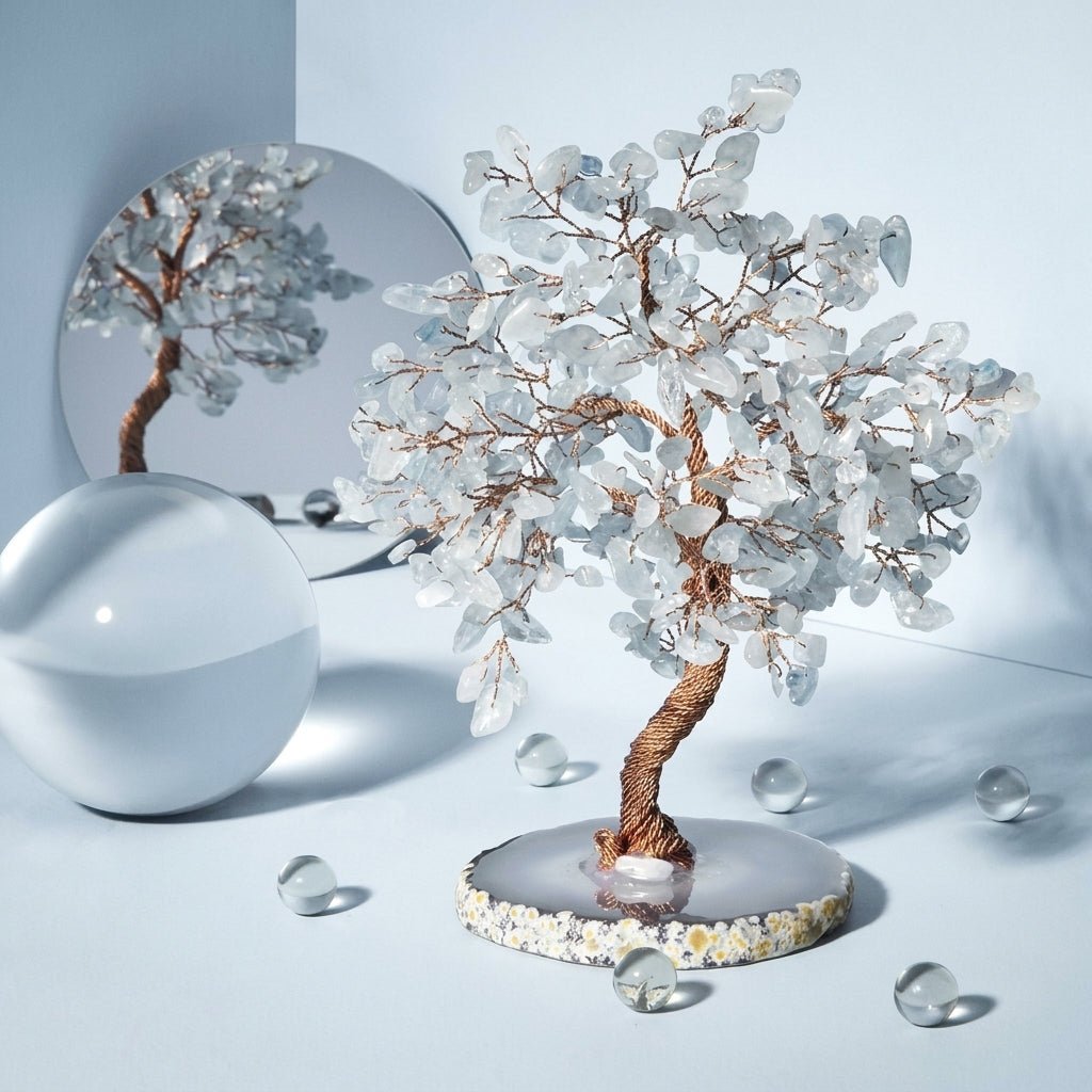 Bonsai Decoration with Crystal Stones - Decoration - Oaksoho