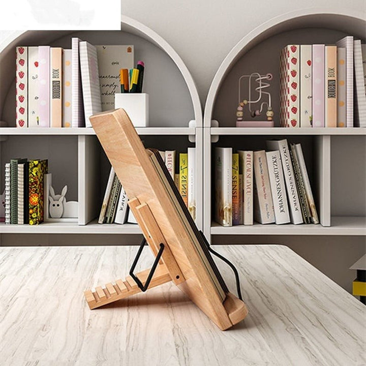Book Stand with Adjustable Hold Clips - Book Stand - Oaksoho