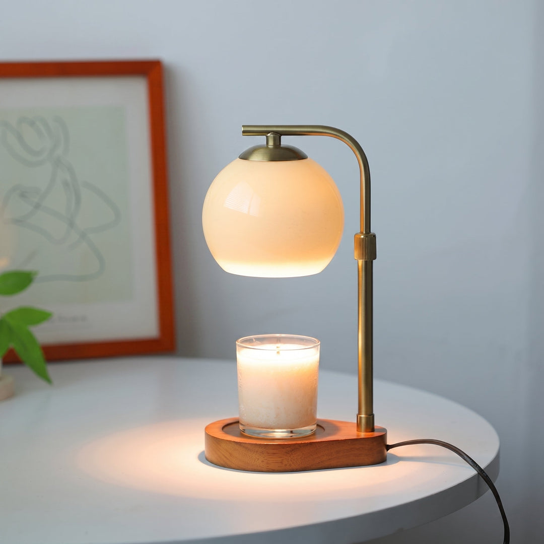 Candle Warmer Lamp in Modern Design - Candle Warmer - Orange - Oaksoho