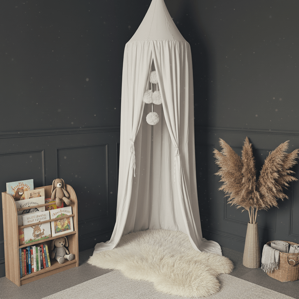 Canopy Tent for Children's Room - Canopy - White - Oaksoho