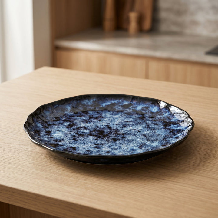Ceramic Tableware with Reactive Glaze - Tableware - Flat Plate (25.91 cm) - Oaksoho