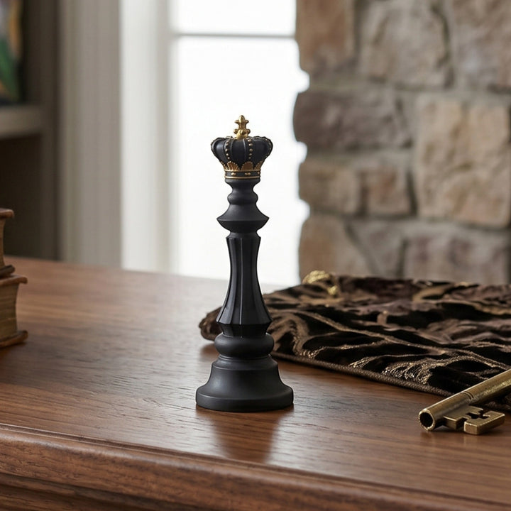 Chess Piece Decorative Sculpture - Sculpture - Black King - Oaksoho