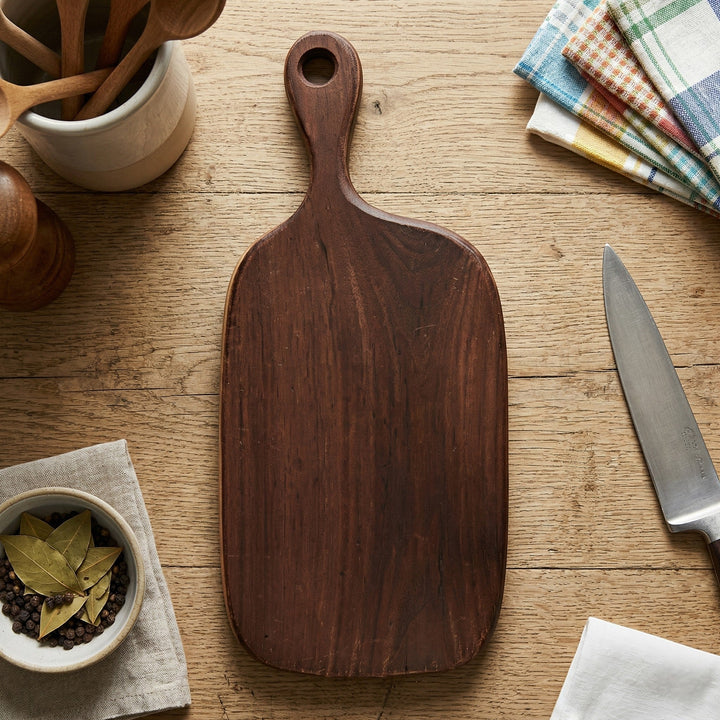 Chopping Board with Handle and Hanging Loop - Chopping Board - 36 x 16 x 2 cm - Oaksoho