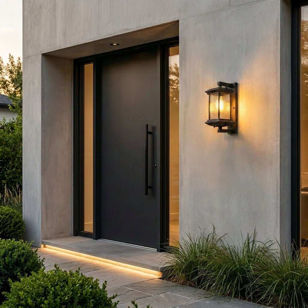 Classic Outdoor Wall Lamp with Warm LED Light - Wall Light - Oaksoho